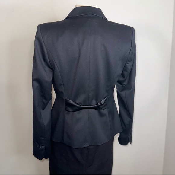 White House Black Market Black Tuxedo Jacket Size 6 - Picture 3 of 17